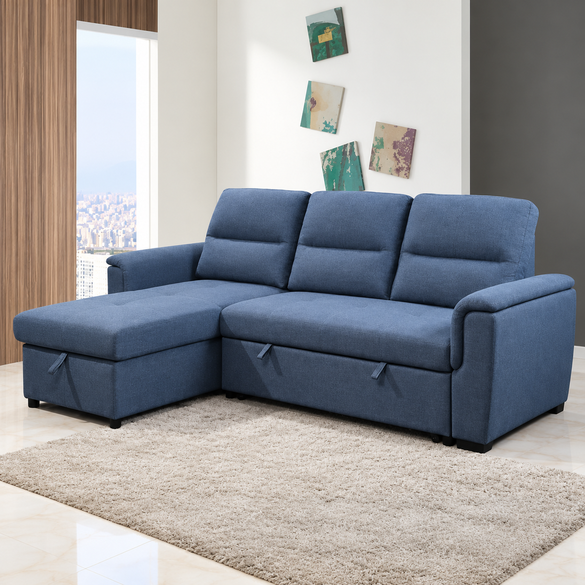 modern-blue-fabric-l-shaped-sofa-bed