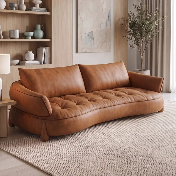 Omero Leatherette Sofa Set
